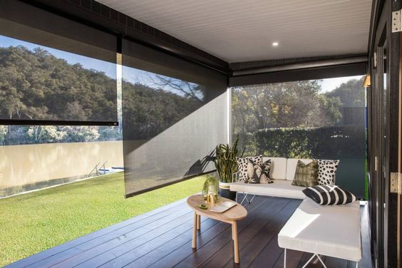 Corrosion resistant monsoon blinds